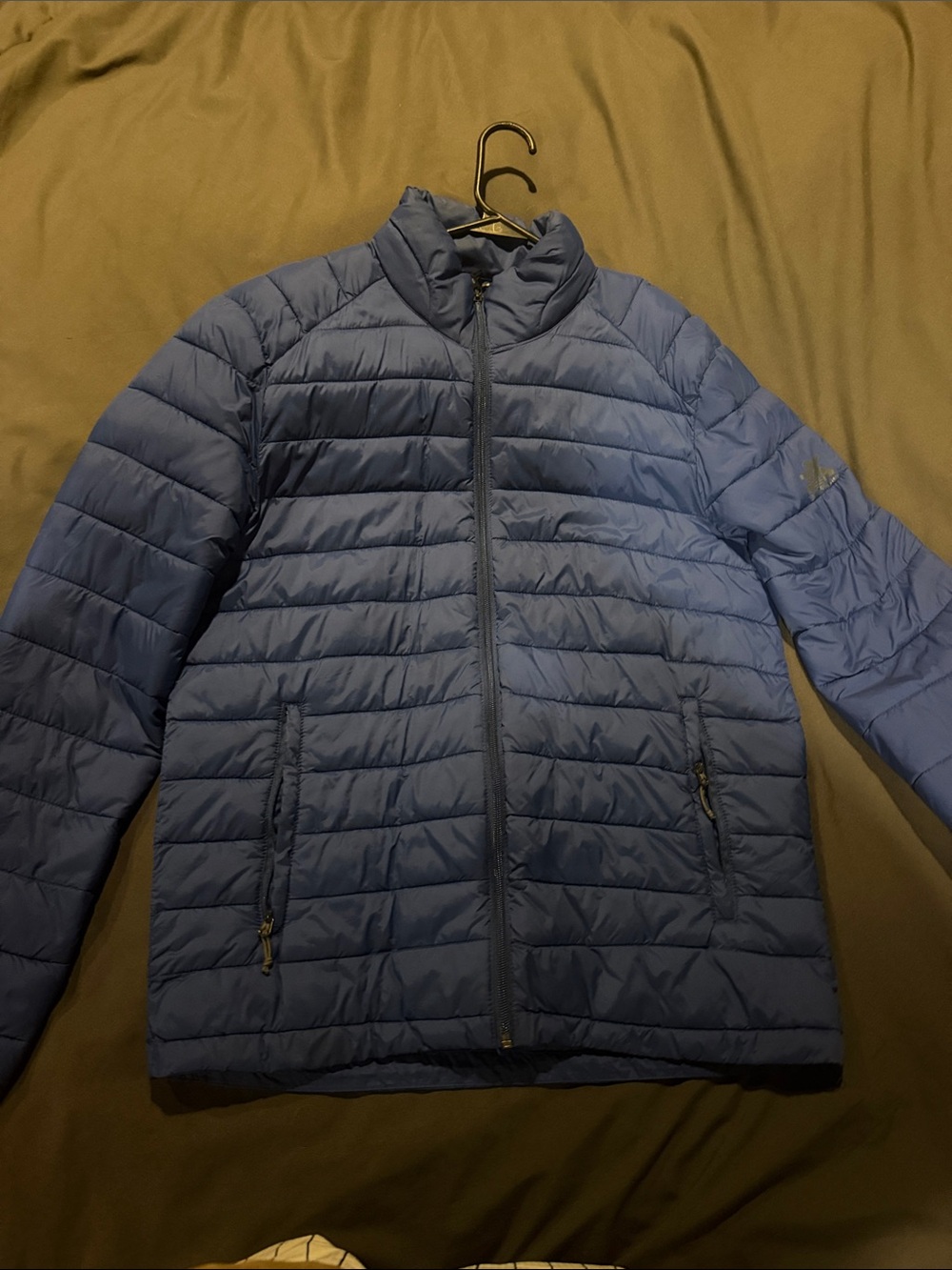 Men's Quilted Lightweight Jacket - Blue